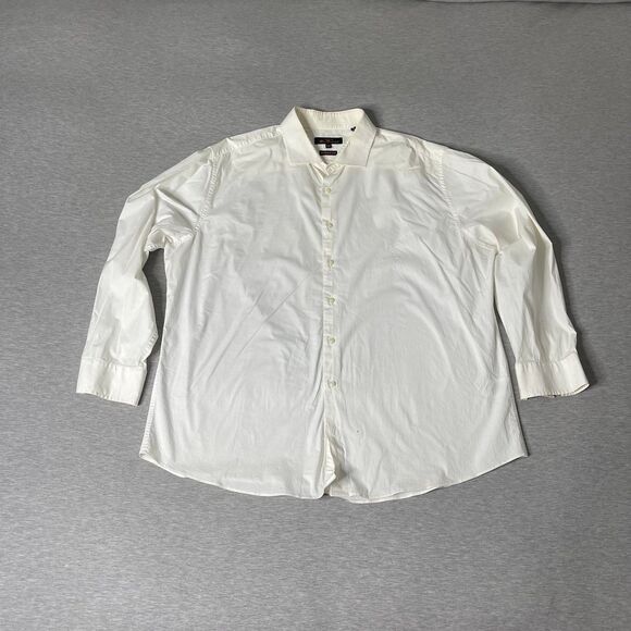 The Original Ben Sherman Men’s Solid White Button-Up Dress Shirt - Picture 6 of 11